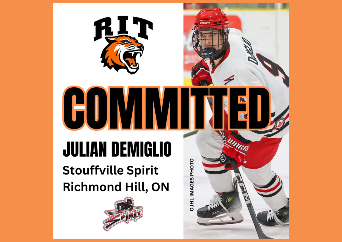 DEMIGLIO MAKES NCAA DIVISION I COMMITMENT TO RIT