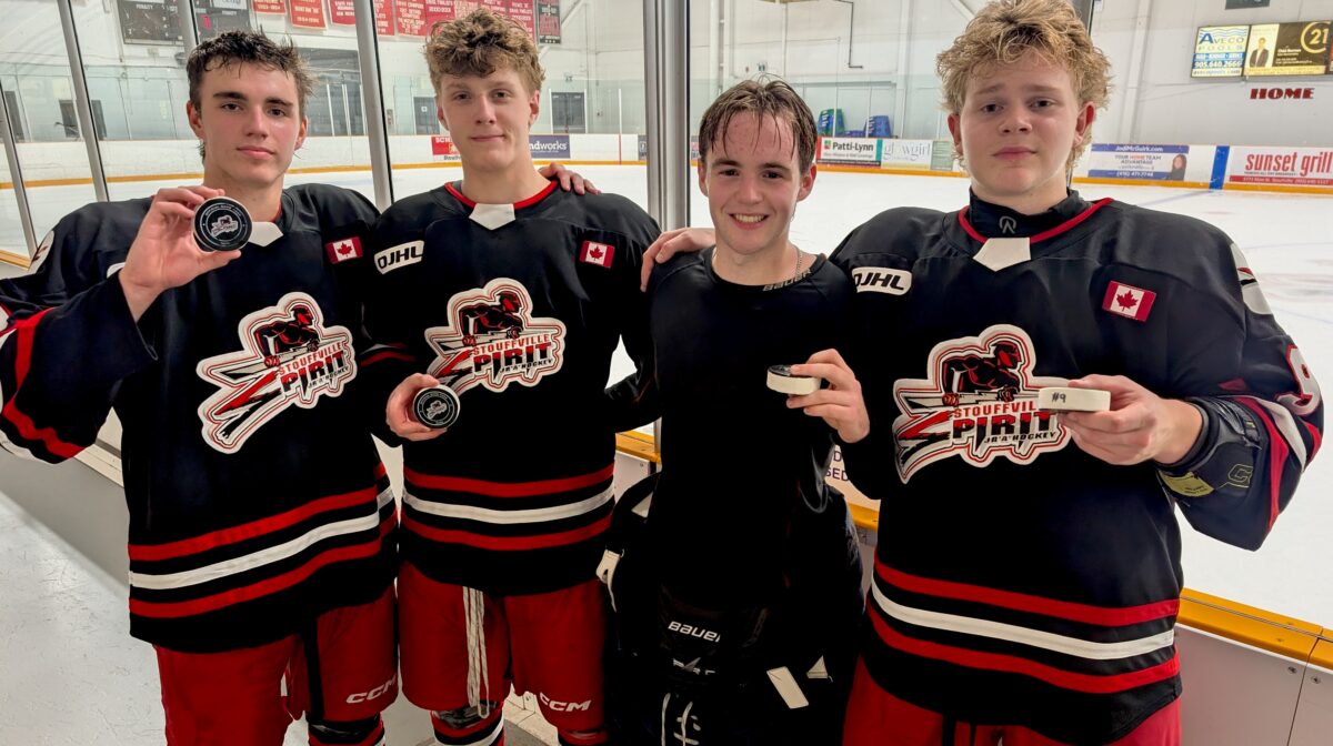 SPIRIT THIS WEEK: FIRST GOALS, FIRST OJHL WIN LIFT STOUFFVILLE OVER DEFENDING CHAMPS