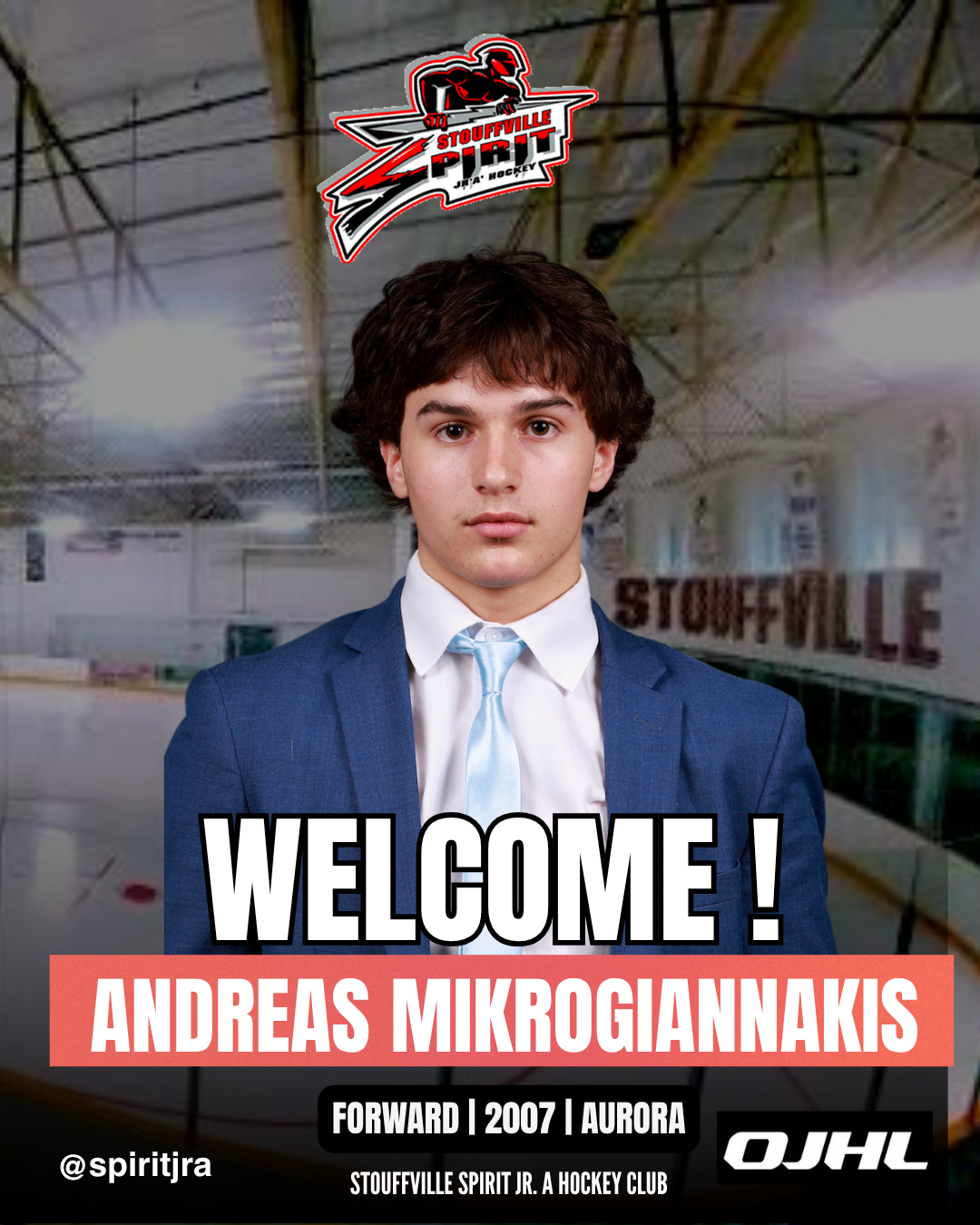 SPIRIT ACQUIRES NCAA DI COMMIT MIKROGIANNAKIS FROM AURORA